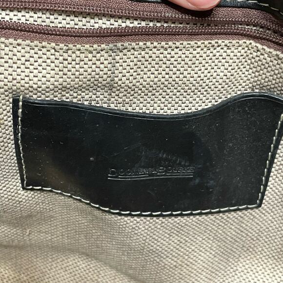 Douney & Bourke beige black gold purse shoulder bag leather luxury - Picture 5 of 10